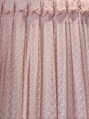 Εικόνα της Κουρτίνα Handmade Romantic Lace Pink