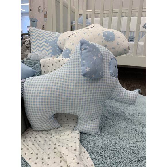 Εικόνα της Μαξιλάρι Handmade Sweet Elephant Blue