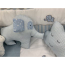 Εικόνα της Μαξιλάρι Handmade Sweet Elephant Blue