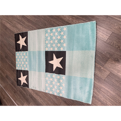 Εικόνα της Χαλί Breeze star walk turqoise 160x230