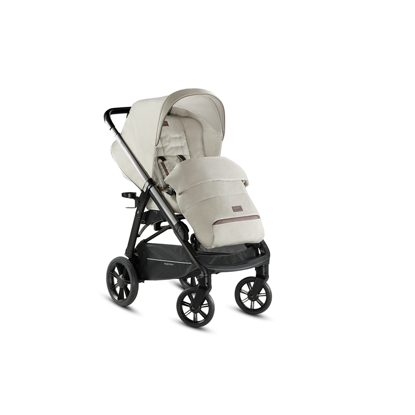 Εικόνα της Inglesina Aptica Cashmere Beige παιδικό καρότσι με ποδόσακο και αδιάβροχο