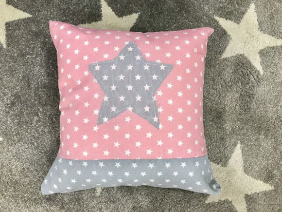 Εικόνα της Διακοσμητικό Μαξιλάρι Handmade Star Pink