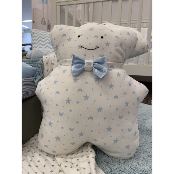 Εικόνα της Μαξιλάρι Handmade Bear Estrellitas Blue