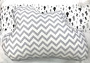 Εικόνα της Μαξιλάρι Handmade Cloud Chevron Grey