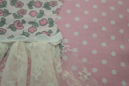Εικόνα της Μαξιλάρι Διακοσμητικό Handmade Lace Dress Polka Dots Pink