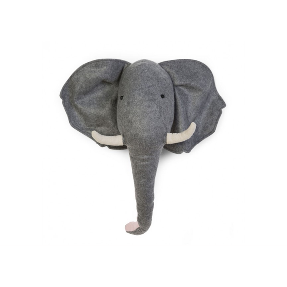 Εικόνα της Τσόχινο Διακοσμητικό Τοίχου Felt Elephant Head