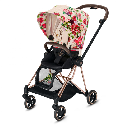 Εικόνα της Cybex Καρότσι Mios Frame Rosegold – Seat Spring Blossom Light