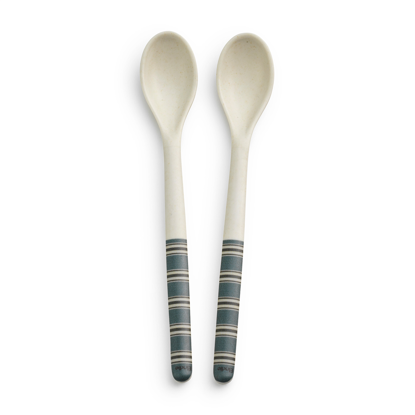 Εικόνα της Σετ 2 τεμαχίων Κουτάλια Elodie Bamboo Sandy Stripe
