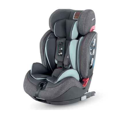 Εικόνα της Inglesina Gemino I-Fix 1 2 3 παιδικό κάθισμα αυτοκινήτου Grey