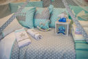 Εικόνα της Προίκα Handmade Collection Stars Aqua-Grey