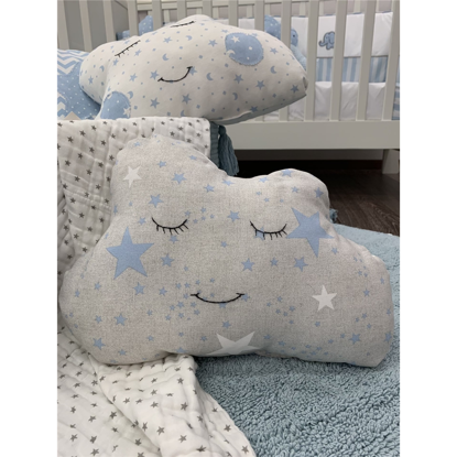 Εικόνα της Μαξιλάρι Handmade Cloud Twinkle Blue