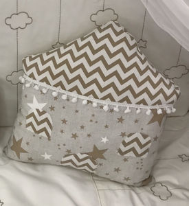 Εικόνα της Διακοσμητικό Μαξιλάρι Handmade Twinkle Beige Home