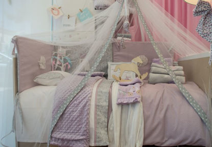 Εικόνα της Προίκα Μωρού Handmade Lace Dress Lilac