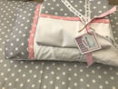 Εικόνα της Σεντόνια Κούνιας Handmade Stars Pink-Grey