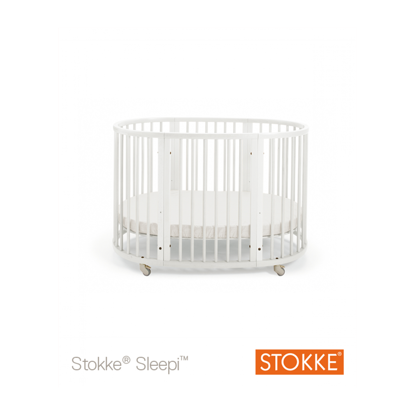 Εικόνα της Stokke sleepi Βρεφικό κρεβάτι white με το στρώμα