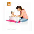 Εικόνα της Stokke Flexi bath με βάση νεογέννητου και θερμοευαίσθητη βαλβίδα White