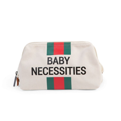 Εικόνα της Νεσεσέρ Childhome Baby Necessities Canvas Off White Stripes Green/Red