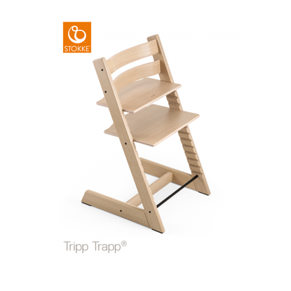 Εικόνα της Stokke Tripp Trapp Oak κάθισμα φαγητού Natural  με δώρο το baby set