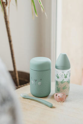 Εικόνα της Θερμός φαγητού 400ml – Suavinex Thermos Hygge Green