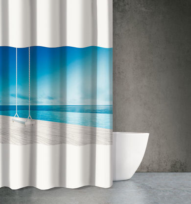 Εικόνα της Saint Clair Κουρτίνα Μπάνιου 180x200 Seawater Des 616