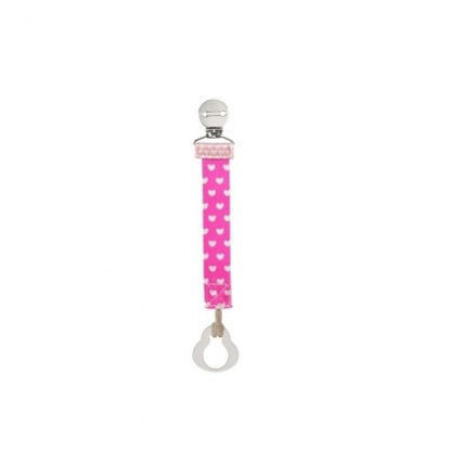 Εικόνα της Chicco Pacifier Fashion Clip Κλιπ Πιπίλας σε Ροζ Χρώμα