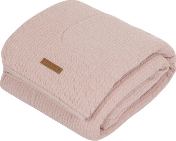 Εικόνα της Little Dutch Κουβέρτα Κούνιας Pure 110x140cm Pink