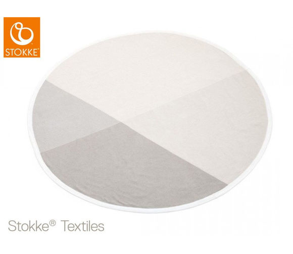Εικόνα της Stokke Blanket Knit Κουβέρτα πλεκτή στρογγυλή Beige