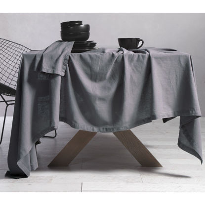 Εικόνα της ΤΡΑΠΕΖΟΜΑΝΤΗΛΟ COTTON-LINEN 150x250 GREY