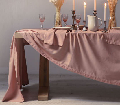 Εικόνα της ΤΡΑΠΕΖΟΜΑΝΤΗΛΟ COTTON-LINEN 150X250 ENGL.ROSE