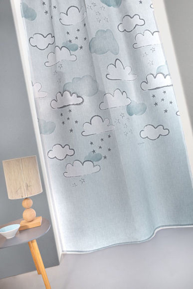 Εικόνα της Guy Laroche Κουρτίνα Cloudy 145x270cm Light Blue