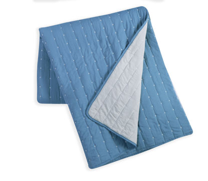 Εικόνα της ΚΟΥΒΕΡΛΙ KING SIZE BICOLOR-21 BLUE/L.GREY 270x270