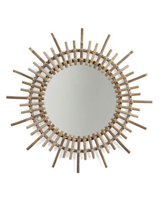 Εικόνα της Καθρέφτης Childhome Rattan Mirror Aura 60cm