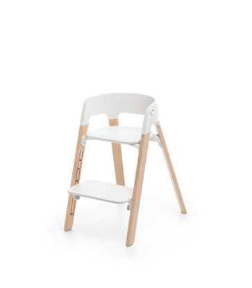 Εικόνα της Κάθισμα Φαγητού Stokke STEPS White/Natural 