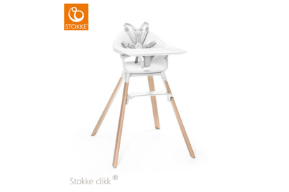 Εικόνα της Stokke Clikk High Chair White  με δώρο την τσάντα μεταφοράς του