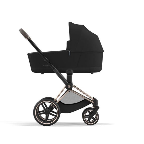 Εικόνα της Cybex Priam Καρότσι & πορτ-μπεμπέ  Frame Rosegold - Seat Deep Black 2022