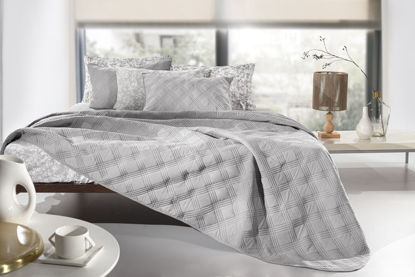 Εικόνα της Guy Laroche Κουβερλί Μονό 160x240 Cobalt Silver