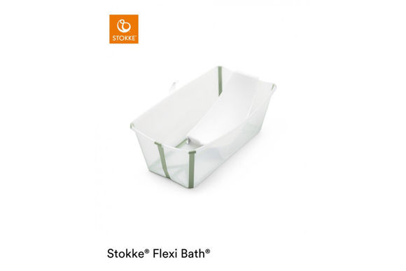 Εικόνα της Stokke Flexi Bath Bundle Transparent Green