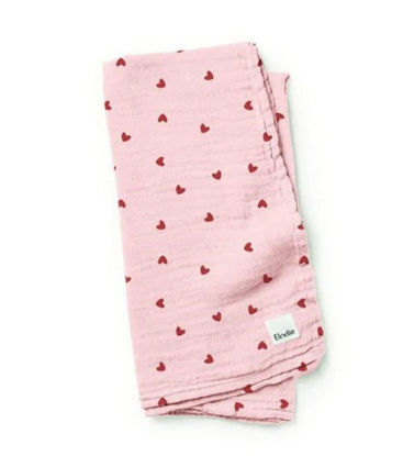 Εικόνα της Βρεφική Κουβέρτα Elodie Details Μουσελίνα Blanket Sweethearts 80x80