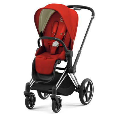 Εικόνα της Cybex Priam Frame Chrome Black - Seat Autumn gold 2022