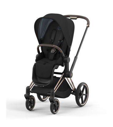 Εικόνα της Cybex ePriam Frame Rosegold - Seat Deep black