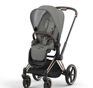 Εικόνα της Cybex ePriam Frame Rosegold - Seat Soho Grey