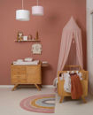 Εικόνα της Κουνουπιέρα κρεβατιού Pure Pink. Υ:240εκ Little Dutch
