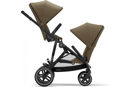 Εικόνα της Cybex Gazelle S Βρεφικό Καρότσι για δίδυμα Black Chassis Classic Beige