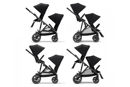 Εικόνα της Cybex Gazelle S Βρεφικό Καρότσι για δίδυμα Black Chassis Classic Beige