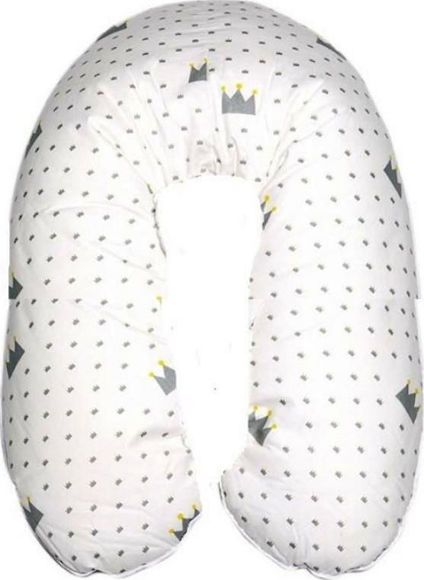 Εικόνα της Greco Strom Μαξιλάρι Εγκυμοσύνης και Ριλάξ Standard Λευκό 130cm