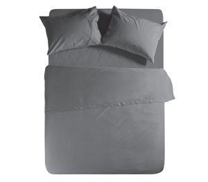 Εικόνα της ΣΕΝΤΟΝΙ KING SIZE ΜΕ ΛΑΣΤΙΧΟ BASIC 180Χ200+35 DARK GREY  