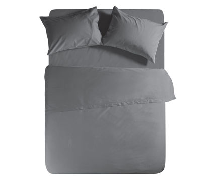 Εικόνα της ΣΕΝΤΟΝΙ KING SIZE ΜΕ ΛΑΣΤΙΧΟ BASIC 180Χ200+35 DARK GREY NEF NEF