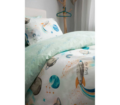 Εικόνα της Σεντόνια Παιδικά Σετ 3τμχ Space 3τμχ Vesta Home