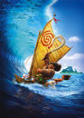 Εικόνα της Παιδική Φωτοταπετσαρία Τοίχου Moana Ride the Wave 010