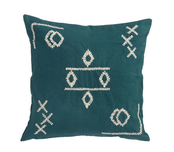 Εικόνα της ΔΙΑΚΟΣΜΗΤΙΚΟ ΜΑΞΙΛΑΡΙ LAOURA 45X45 PETROL